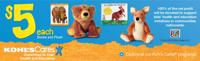 Kohl’s Cares: Exclusive Eric Carle Collection to Support Children’s Cause + a Fantastic Kohl’s Cares Gift Set Giveaway!