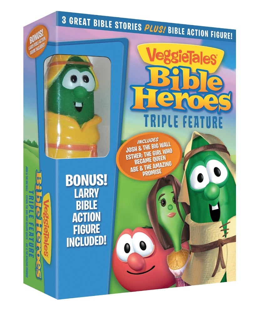 VeggieTales Bible Heroes Triple Feature DVD Now Available At Major