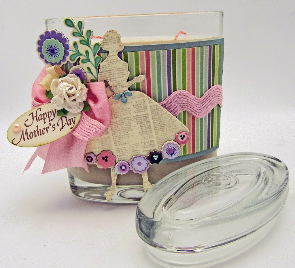Cute Mother’s Day Gift idea: Embellished Jar Candle + Save On Yankee Candle Jar, Tumbler Or Vase Candles (Any Size)