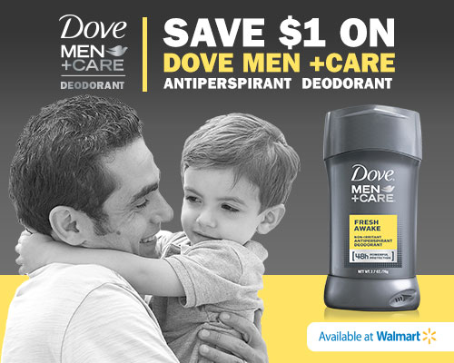 New Dove Men+ Care Fesh Awake Deodorant + Coupon