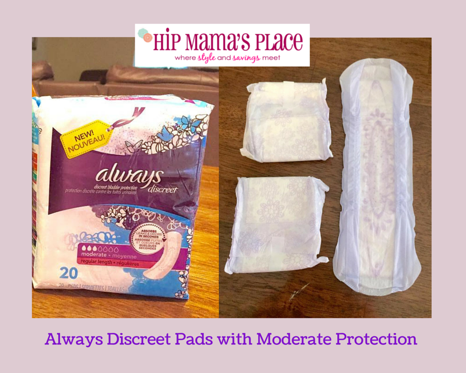 Always Discreet Underwear with Moderate Protection