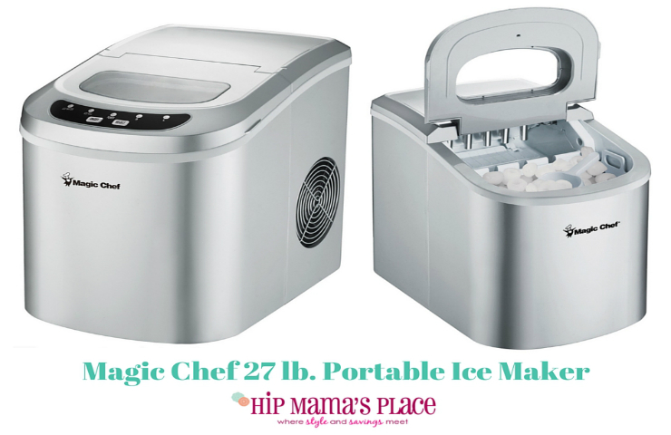 Magic Chef 27 lb. Portable Countertop Ice Maker Review + Giveaway!