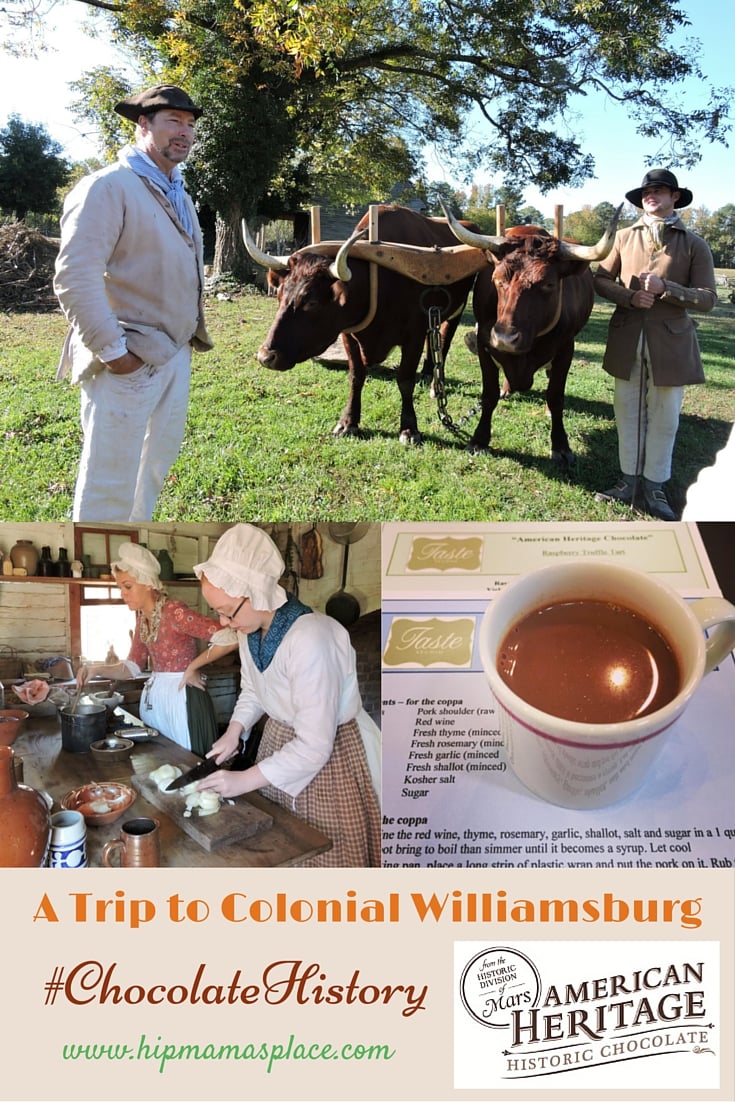 Colonial Williamsburg #ChocolateHistory Tour