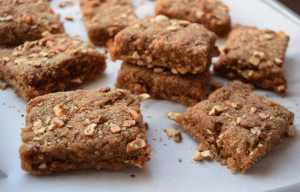 No-Bake Peanut Butter Protein Pretzel Bars