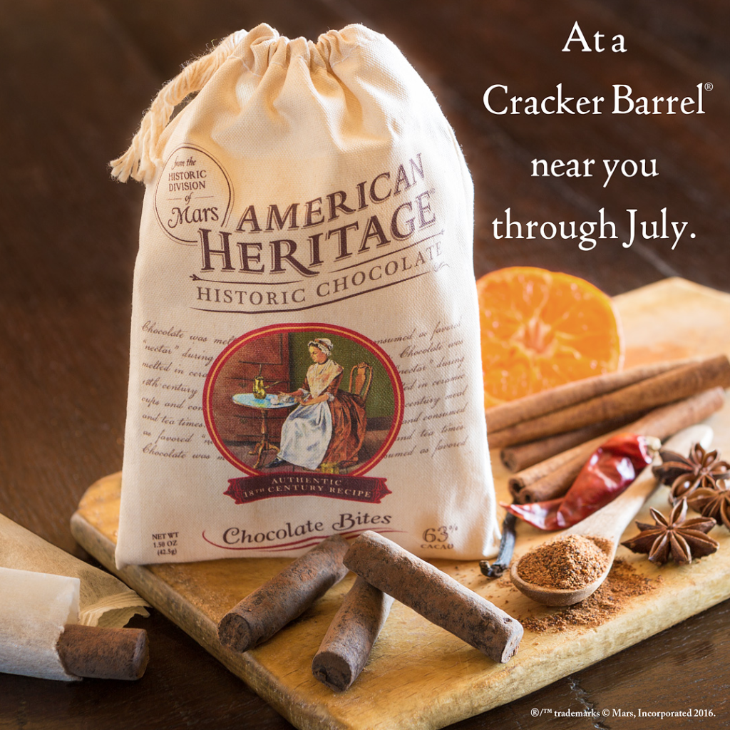 AMERICAN HERITAGE® Chocolate Bites Now Available in Cracker Barrel Stores + Giveaway!