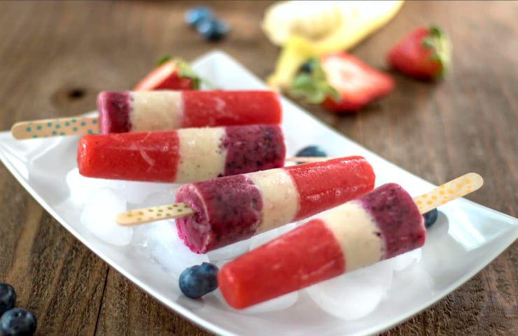 Patriotic Ice Pops and a Fun July 4th Trivia!