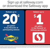 Safeway Gas Rewards: Earn Points to Save Up to $1 Per Gallon