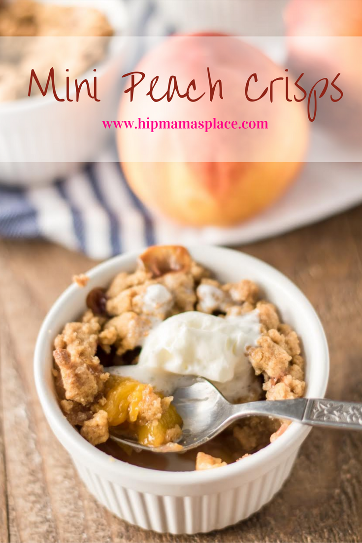 mini peach crisps 