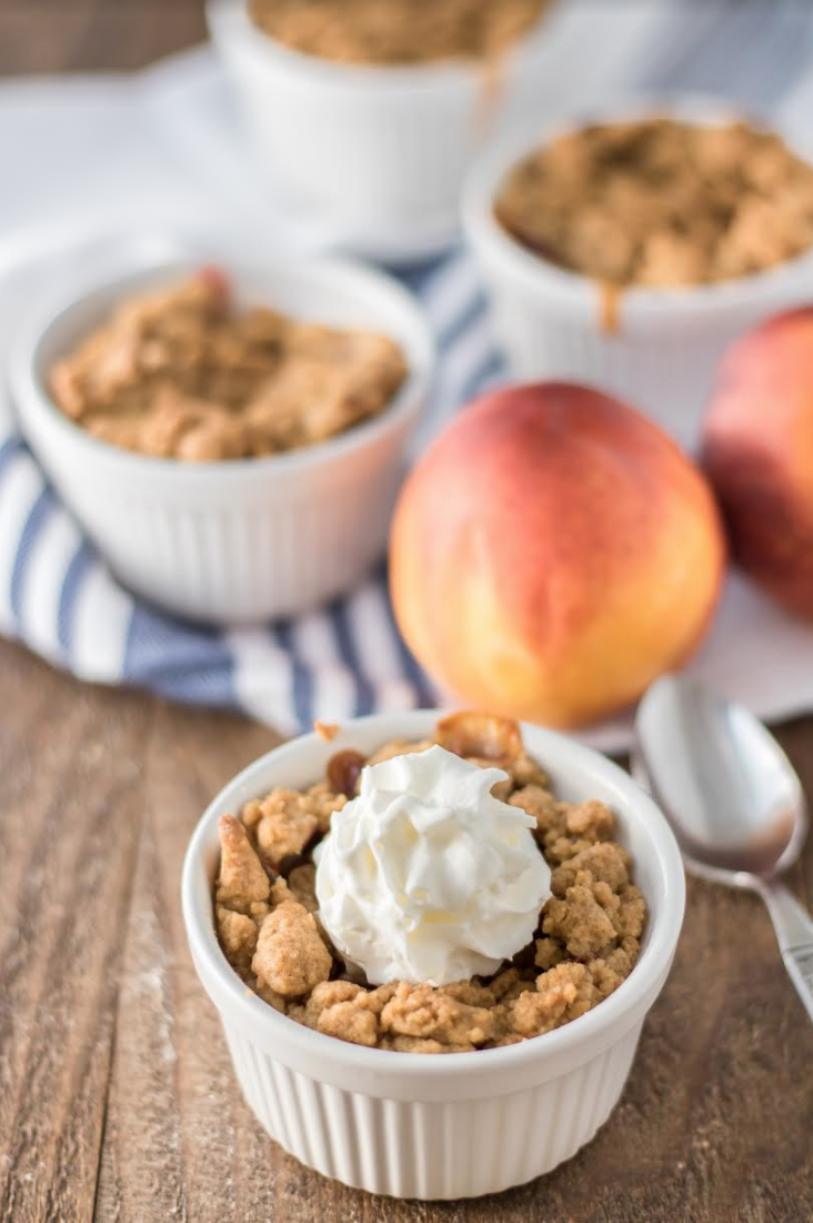 mini peach crisps 