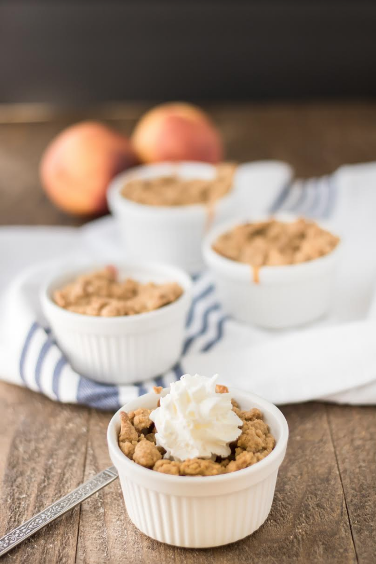 mini peach crisps 