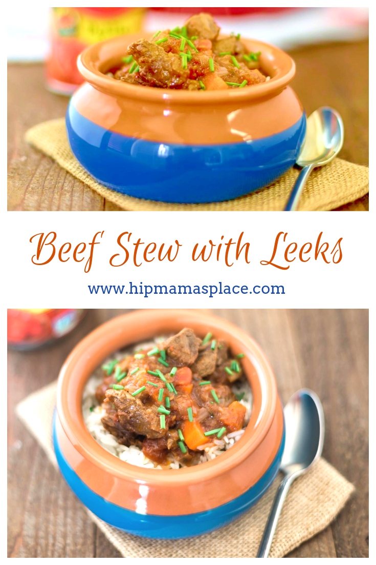 You'll love my recipe for Beef Stew with Leeks! This recipe for hearty Beef Stew with Leeks is delicious and satisfying. It's the perfect 'comfort food' to warm you up in this cold weather!