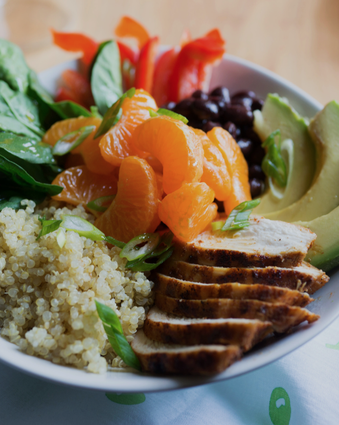 Wonderful Halos Mandarin and Quinoa Chicken Bowls + A Fun Giveaway!