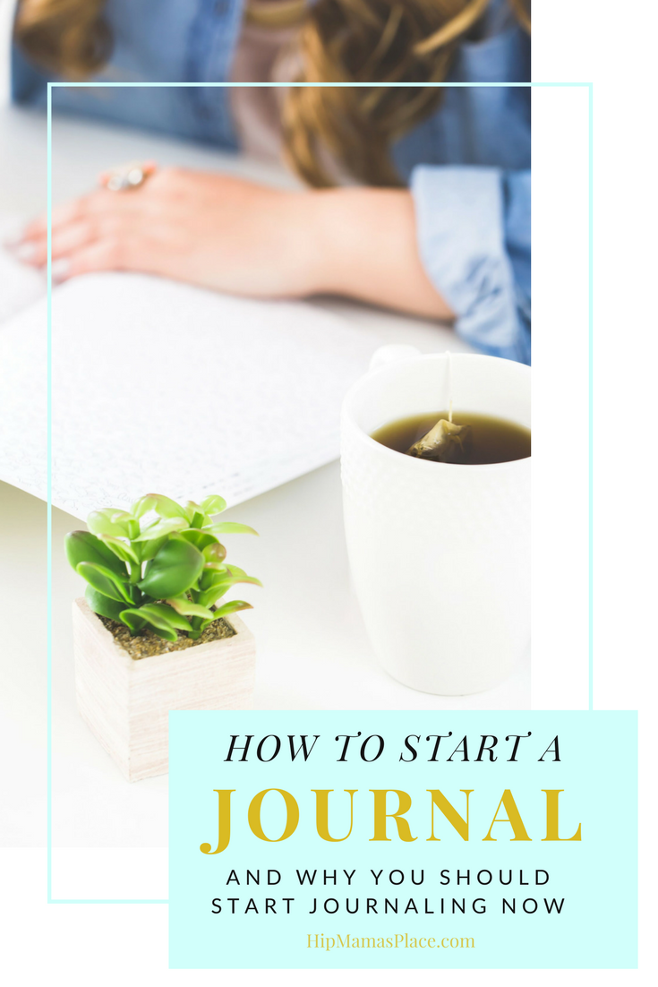 Helpful article on how to start a journal - and why you should start journaling now.