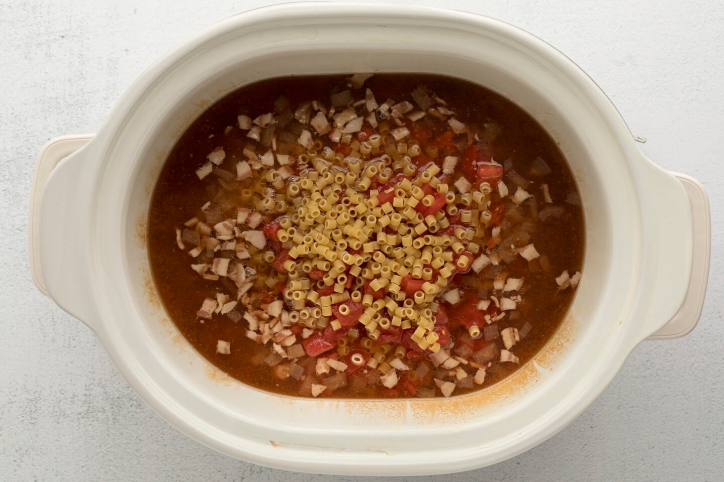 easy beef and pasta soup