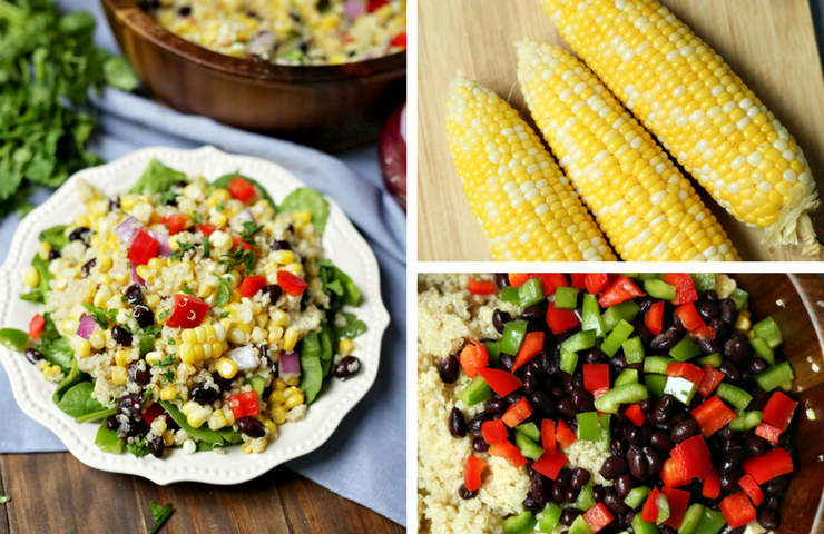 Sweet Corn and Bean Quinoa Salad with Sunshine Sweet Corn