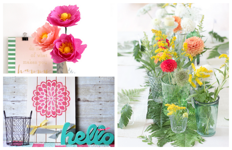 20 Gorgeous Flower Projects & Spring Home Decor Ideas