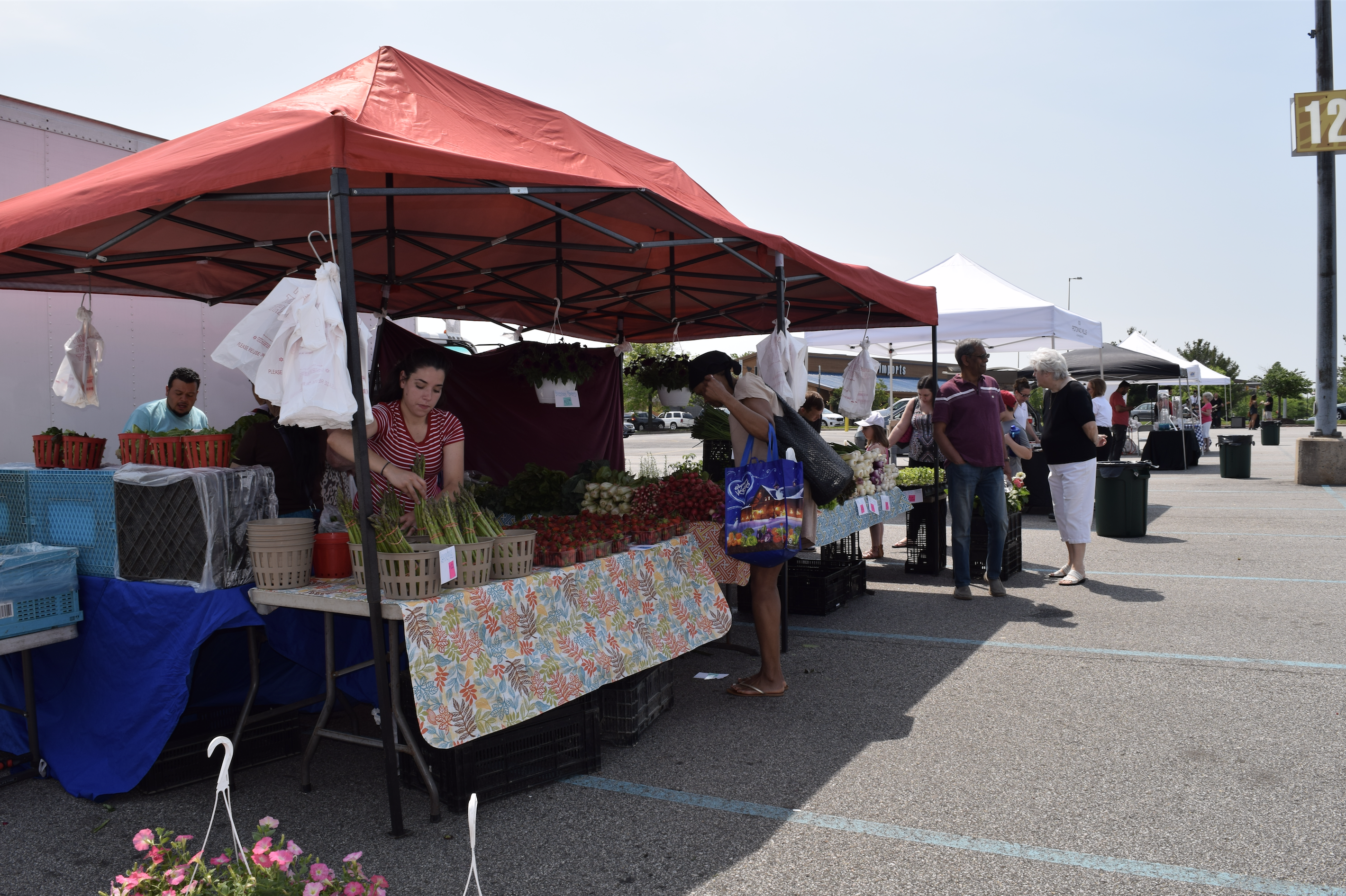 "The Market at Potomac Mills" - an outdoor farmers market in Woodbridge, Virginia