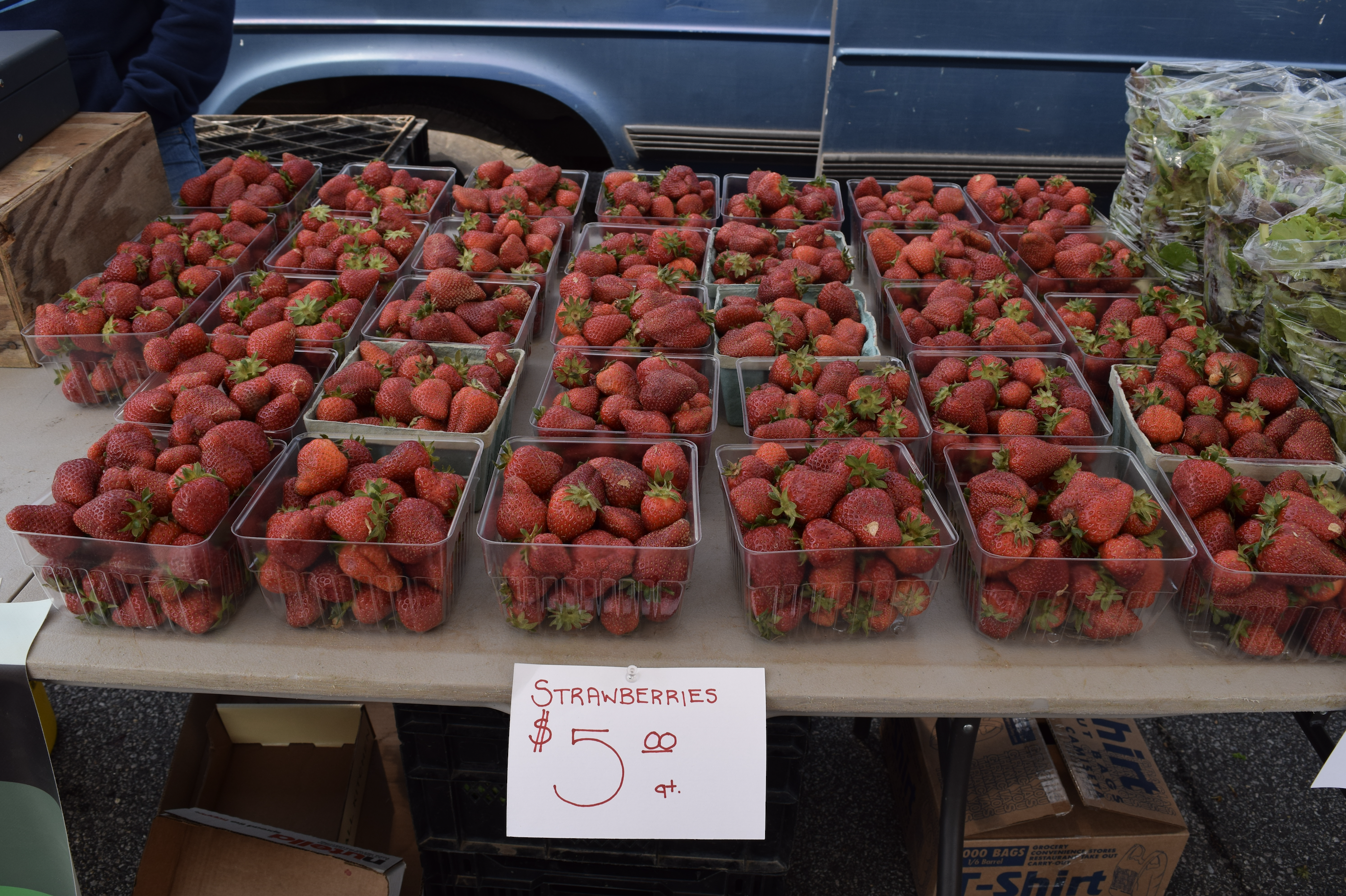 Fresh fruits and produce found at the farmers market in Woodbridge, Virginia - The Market at Potomac Mills