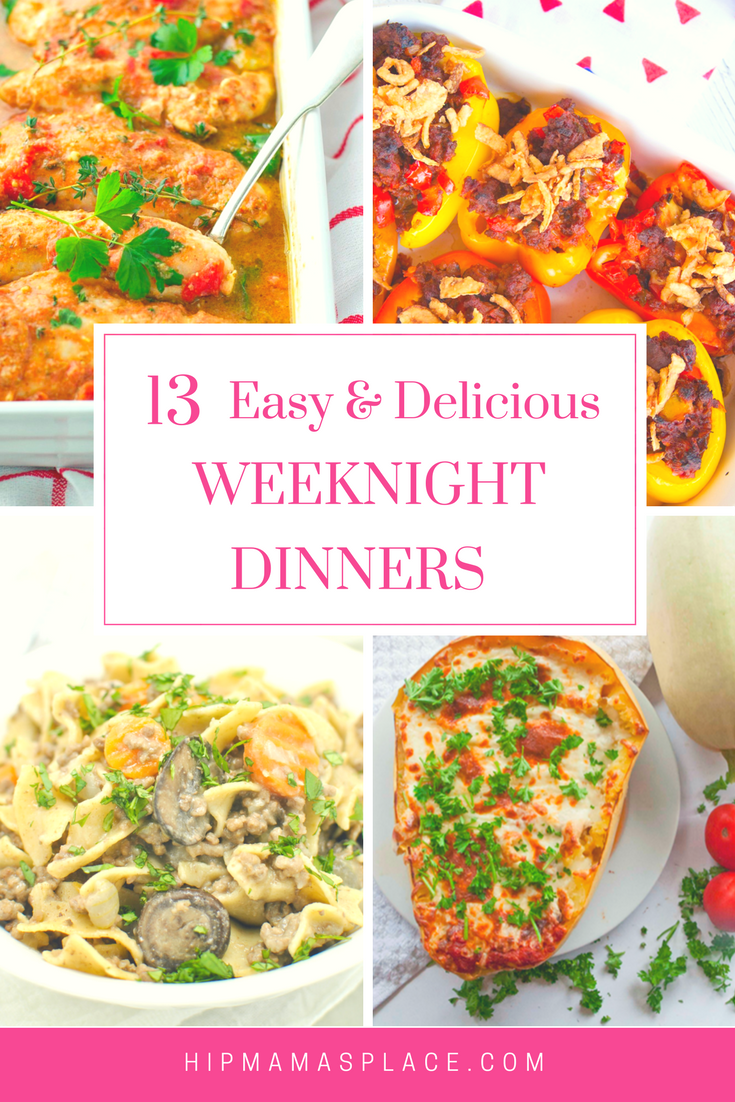 there is no better way to ease the stress of what to make for dinner on busy weeknights than these delicious and easy dinner recipes! 