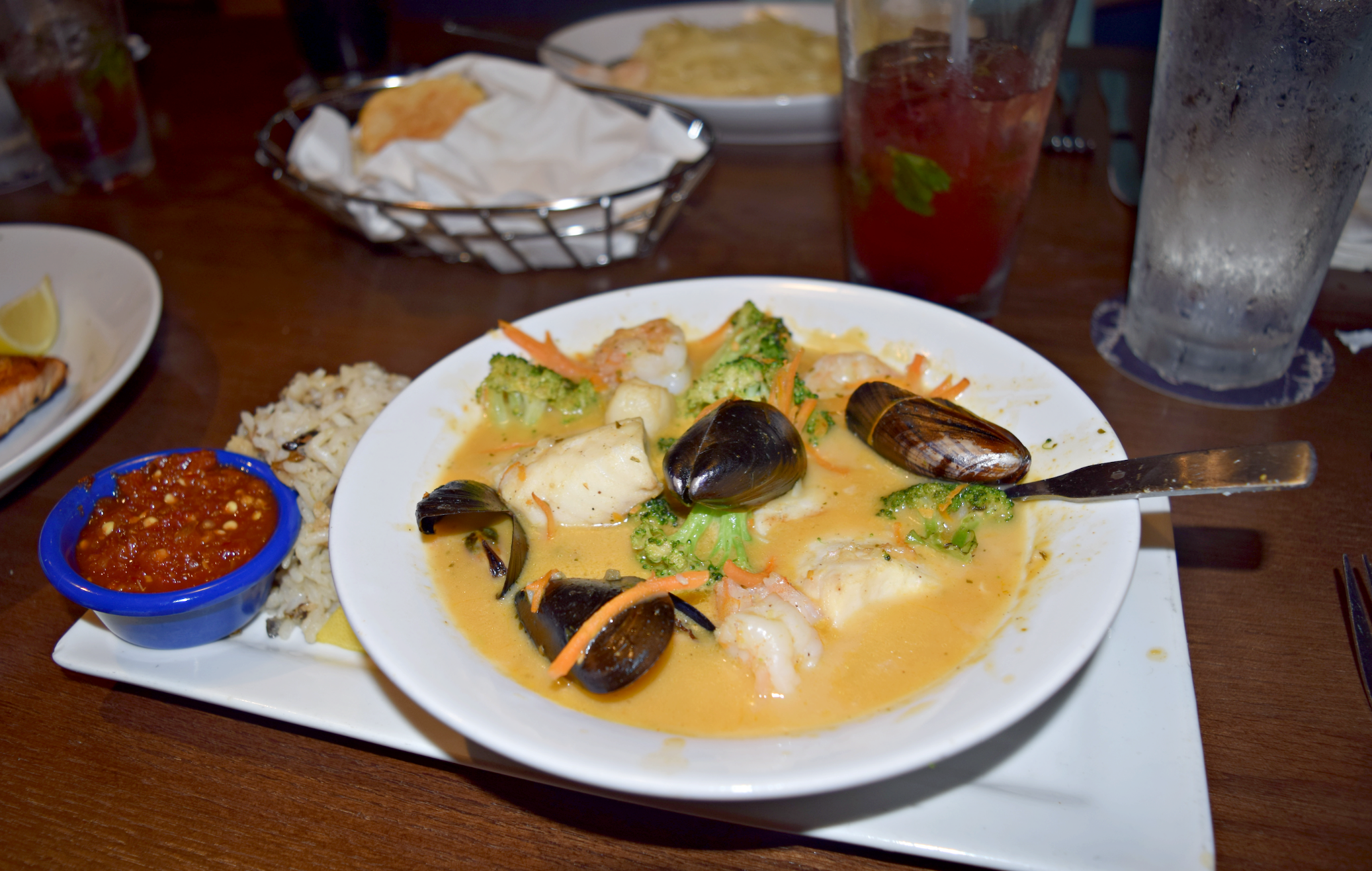 Thai-Style Seafood Bowl from Red Lobster's new "Globally Inspired" menu - Manassas, Virginia