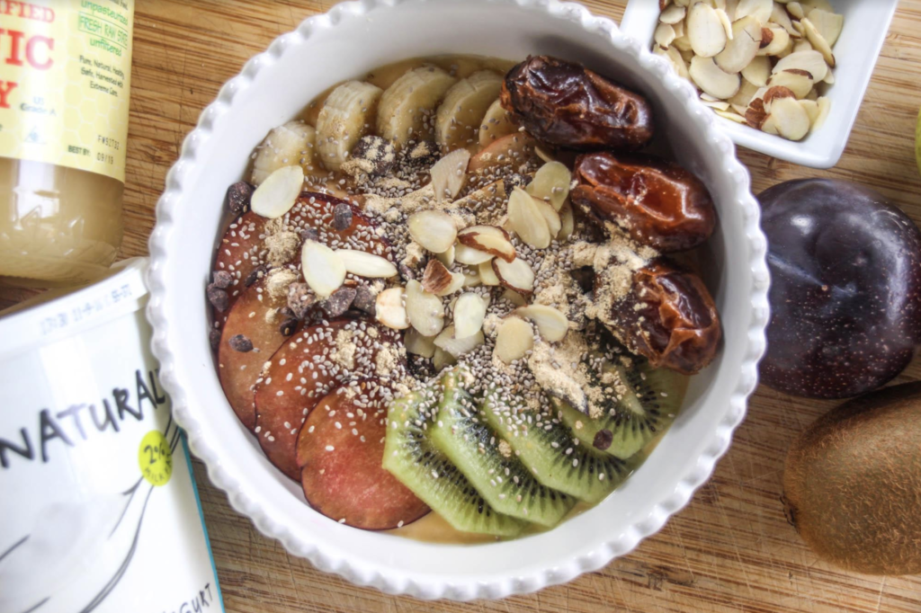 Pumpkin Yogurt Bowl with Fruits, Nuts & Grains (And Why They’re Good For You!)