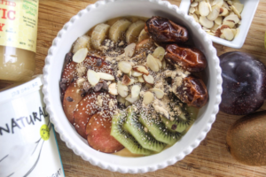 Pumpkin Yogurt Bowl with Fruits, Nuts & Grains (And Why They're Good For You!)