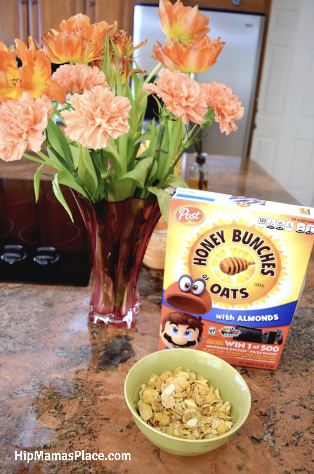 My whole family loves Honey Bunches of Oats® with Almonds cereal for breakfast! 