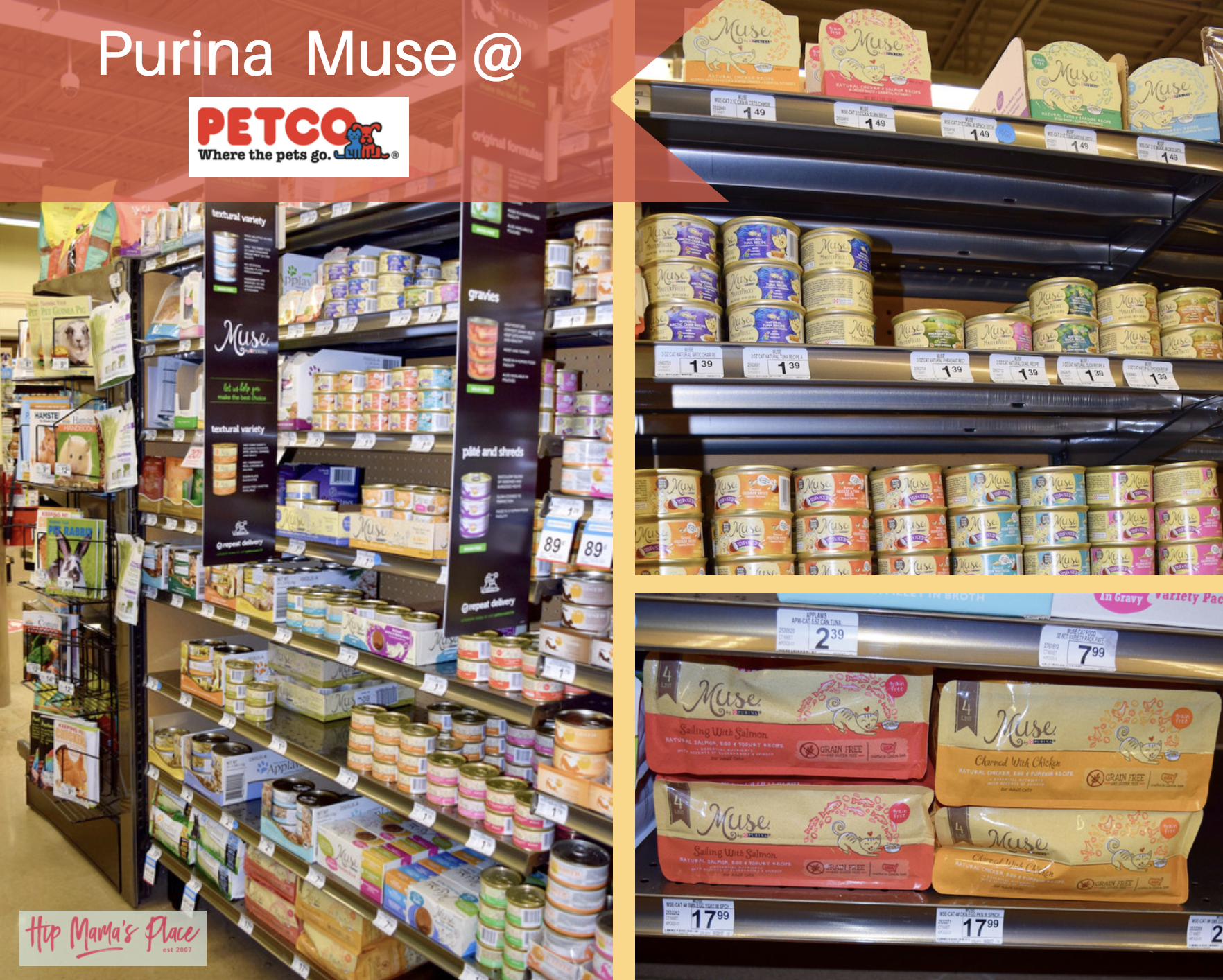 We love the Purina Muse line of wet and dry cat food at Petco! 