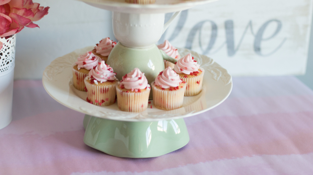 DIY Upcycled Tiered Cake Stand