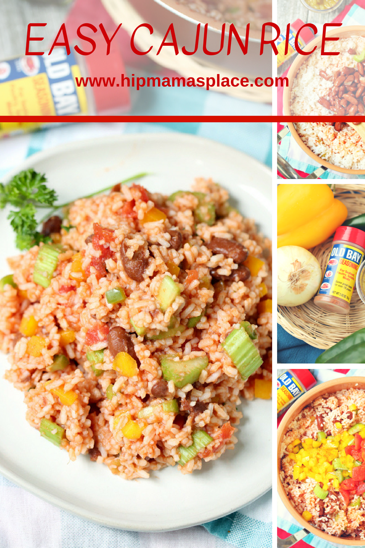 Quick and delicious, this Easy Cajun Rice dish is packed with flavor and is perfect for your next summer party or get-together! 
