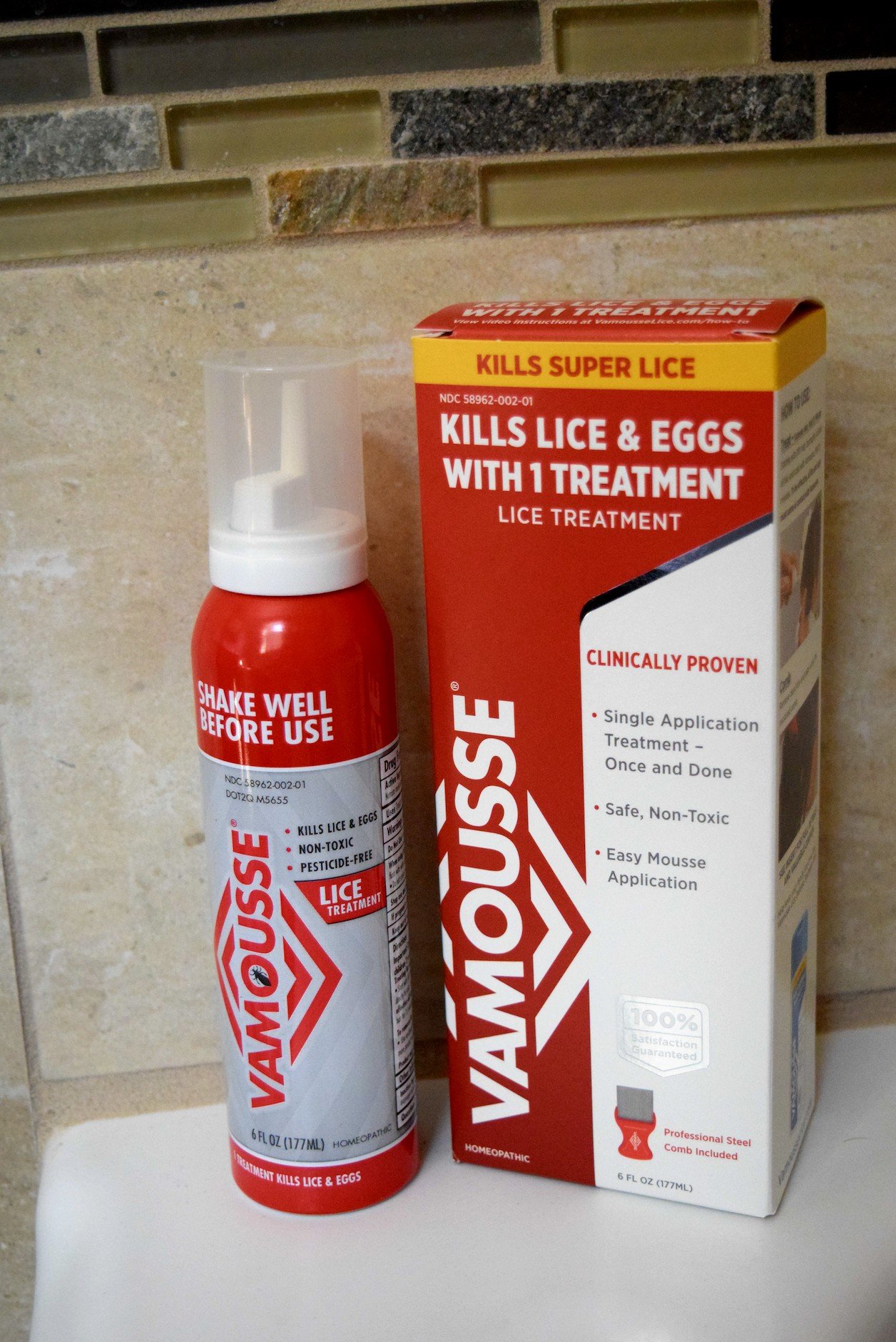 You don’t need a prescription for Vamousse Lice Treatment.  This product resolves the head lice situation with the first application – “one and done” – so you can get back to focusing on school and life, not the itchy effects of head lice.