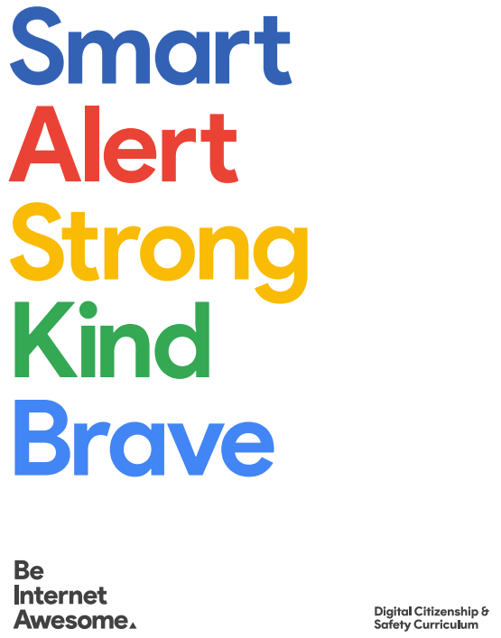 Google's The Be Internet Awesome curriculum teaches and focuses on five areas of Internet awesomeness. Full story @ www.hipmamasplace.com. #BeInternetAwesome #ItsCoolToBeKind #Sponsored 