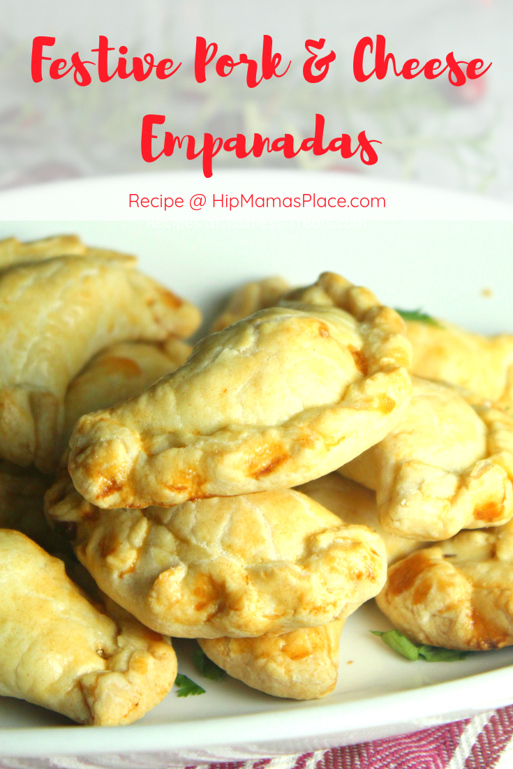 AD Festive Pork and Cheese Empanadas using Smithfield Roasted Garlic & Herb Marinated Fresh Pork Loin Filet 