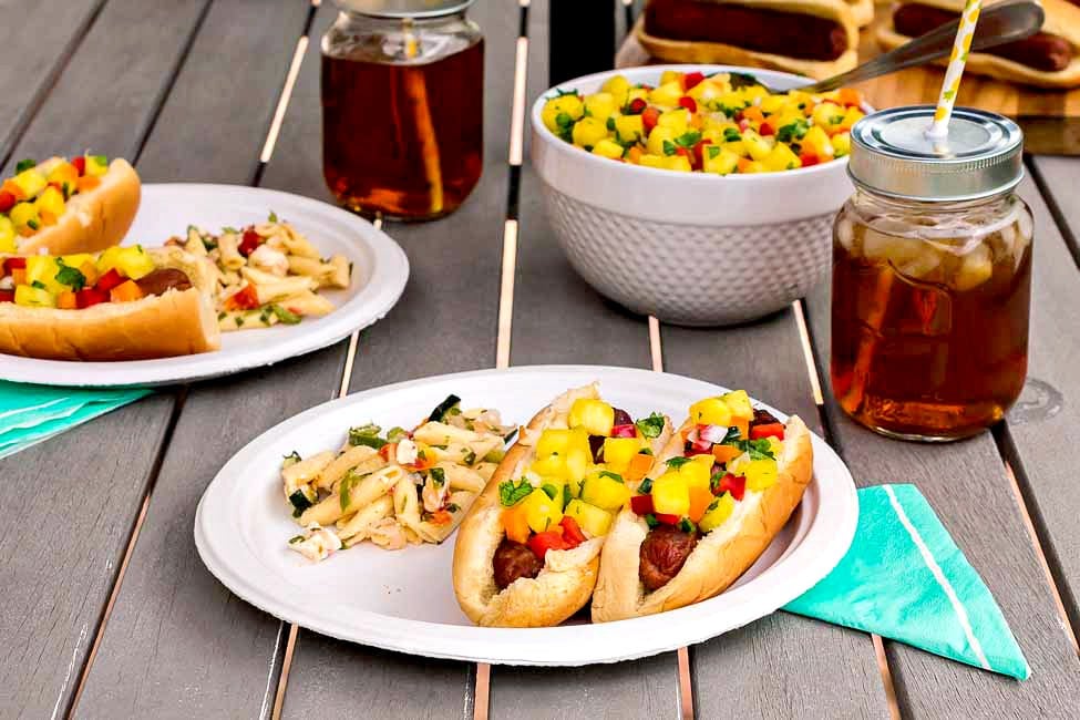 How to Have the Perfect Summer Grilling Party + Easy Pineapple Salsa Recipe