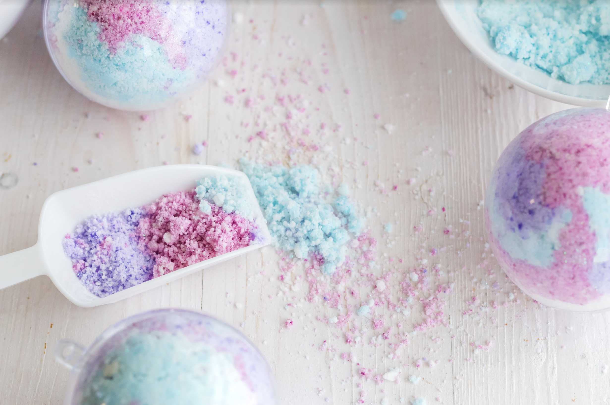 how to make unicorn bath bombs diy