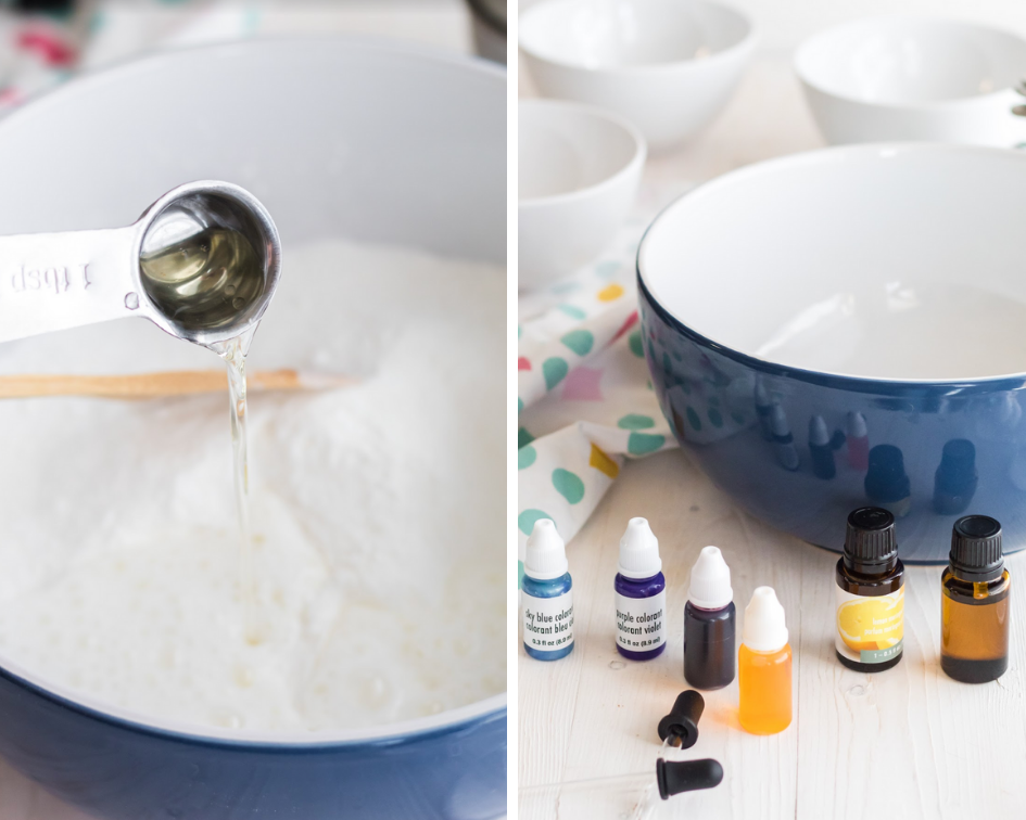 how to make unicorn bath bombs DIY