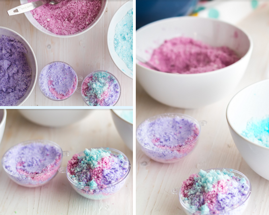 Unicorn bath bombs recipe