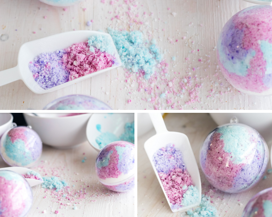 how to make unicorn bath bombs diy 