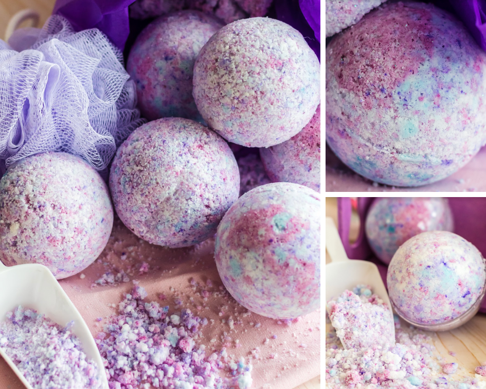 how to make unicorn bath bombs diy