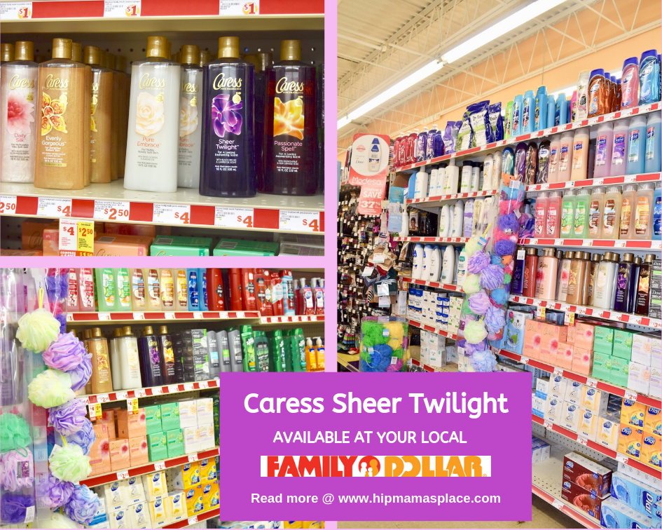 Get all your beauty and personal care essentials at a great value at your local Family Dollar store. Plus, read my full review of the new Caress Sheer Twilight body wash! #FDNewBeauty #ad #sponsored