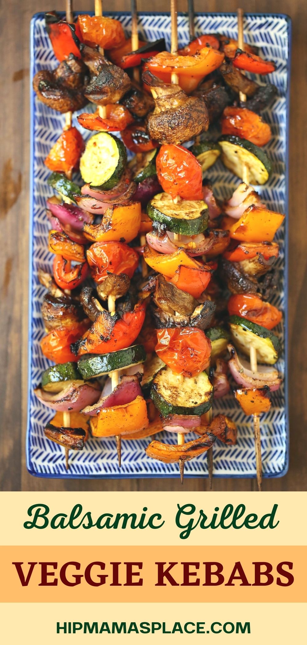 Balsamic Grilled Veggie Kebabs