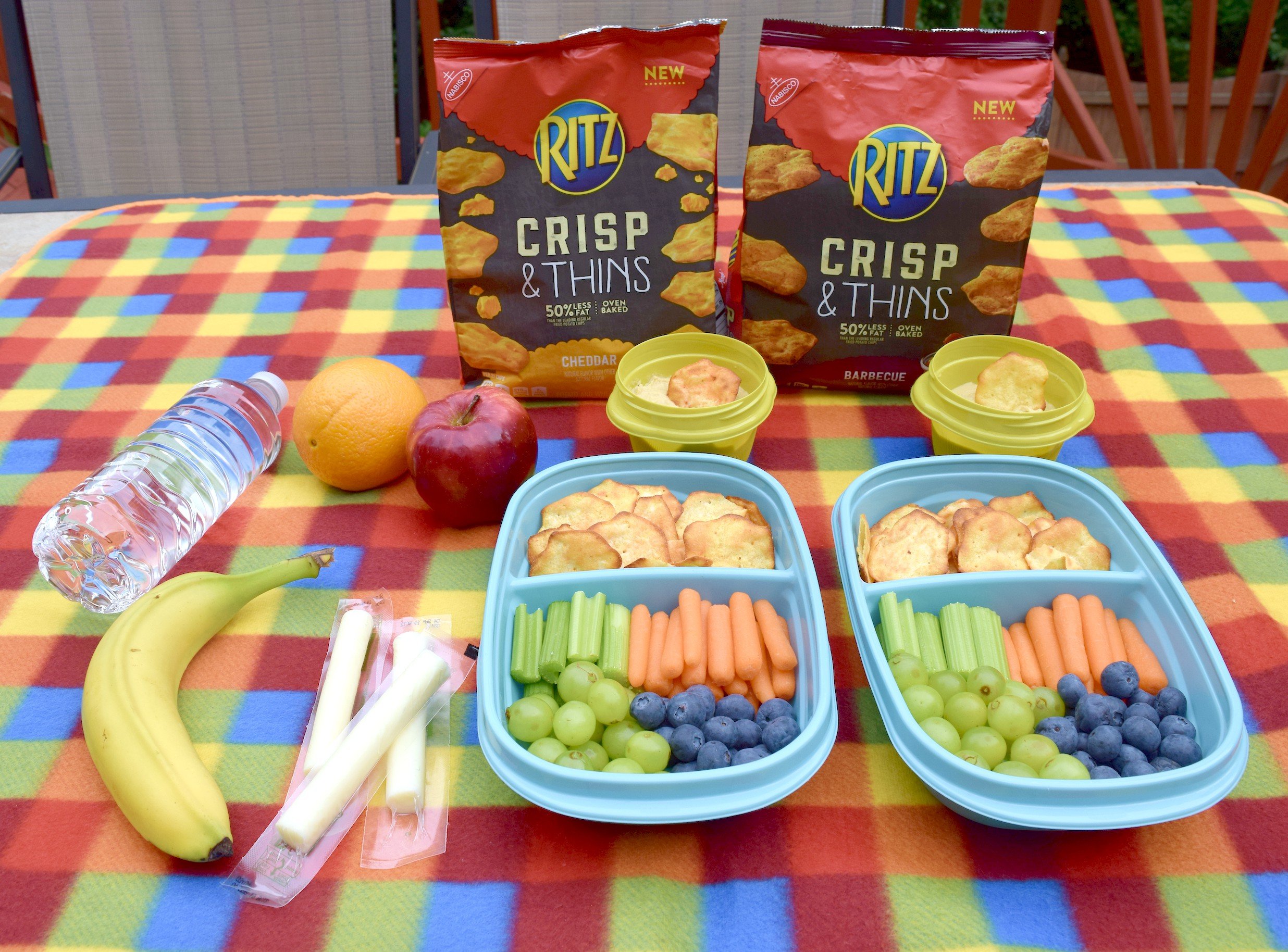 RITZ Crisp & Thins crackers are a great, convenient snacks for family road trips, picnics or to serve at any gatherings! 