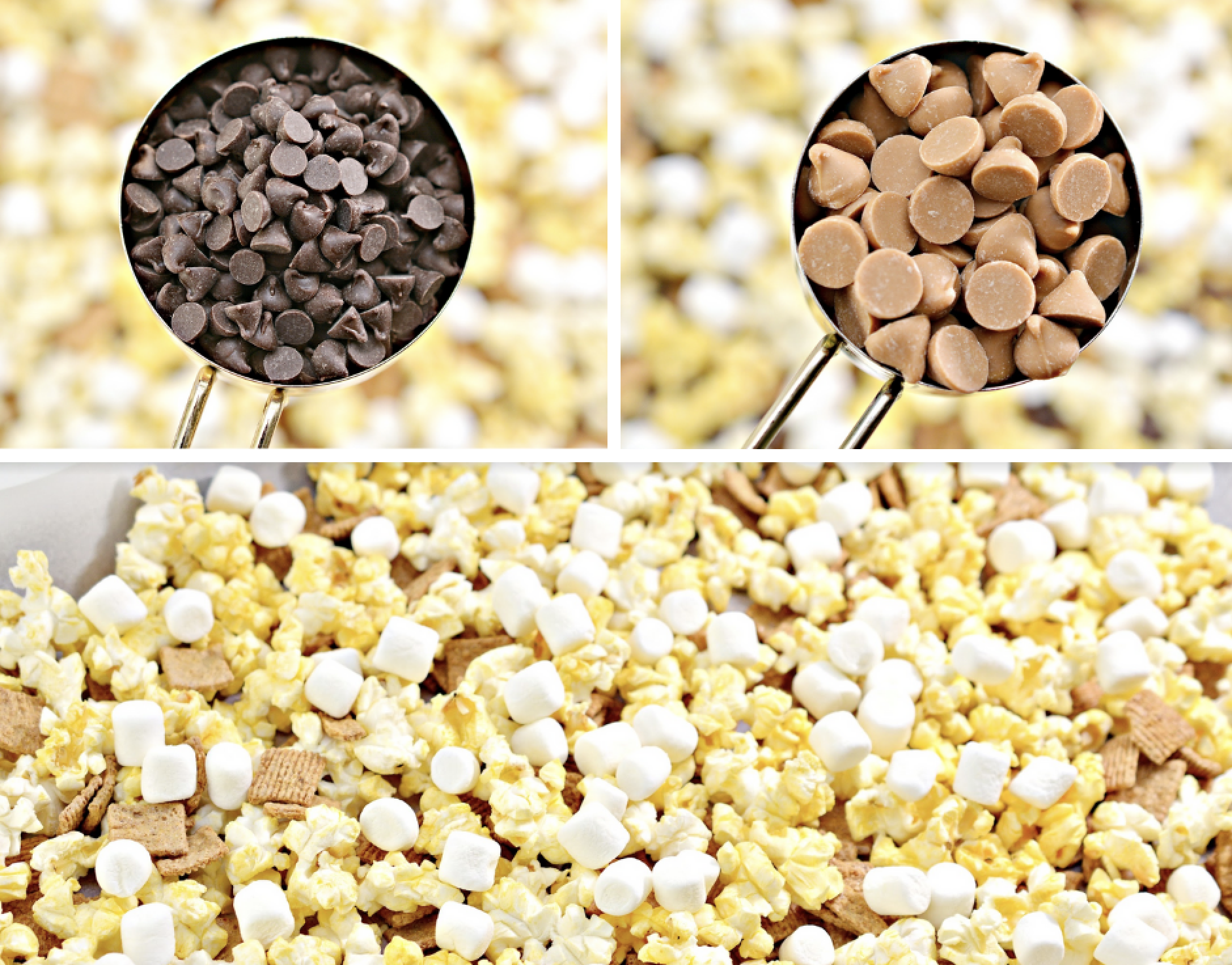 How to make S'mores Caramel Popcorn