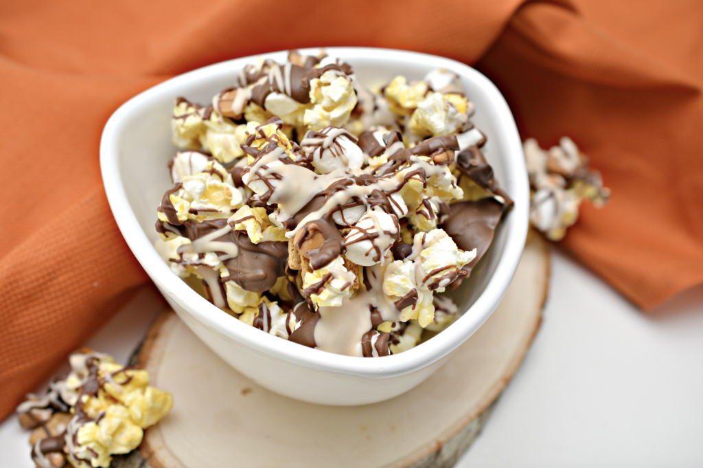 s'mores caramel popcorn