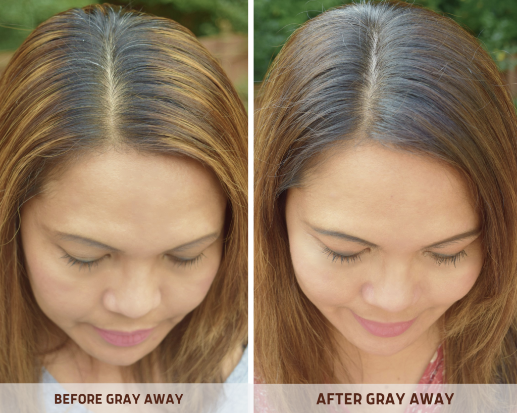 Gray Hair, Don’t Care with Gray Away Temporary Root Concealer Spray