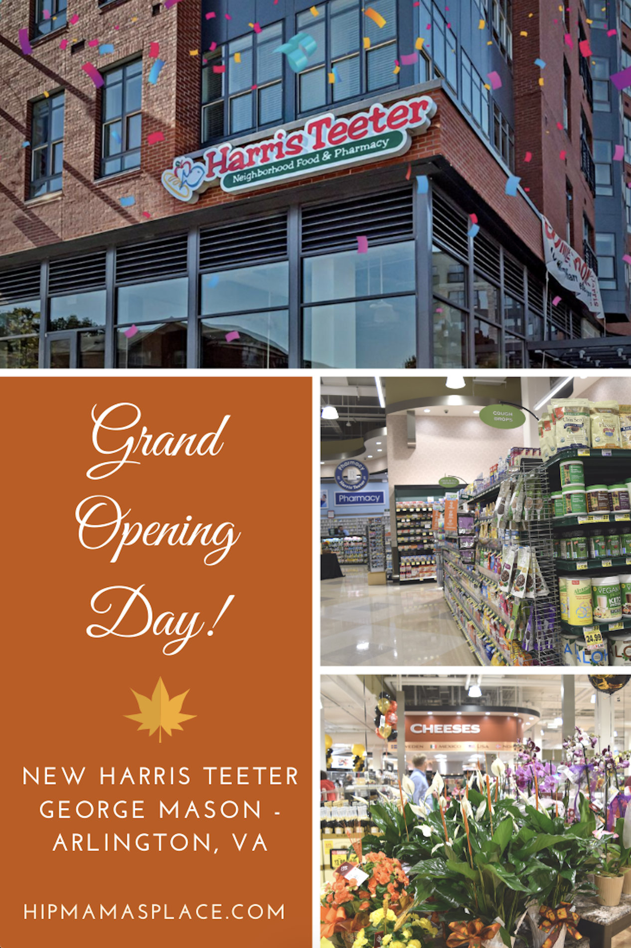 Check out the brand new Harris Teeter George Mason store in Arlington, VA! #AD Full story and photos from the grand opening day event @ https://bit.ly/2Ptbpd8 #myHarrisTeeter #tasteofteeter 