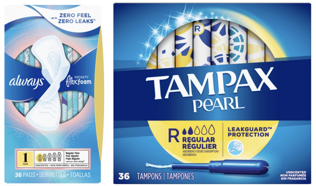 Always and Tampax Deals at Giant – Now Thru July 25th! 