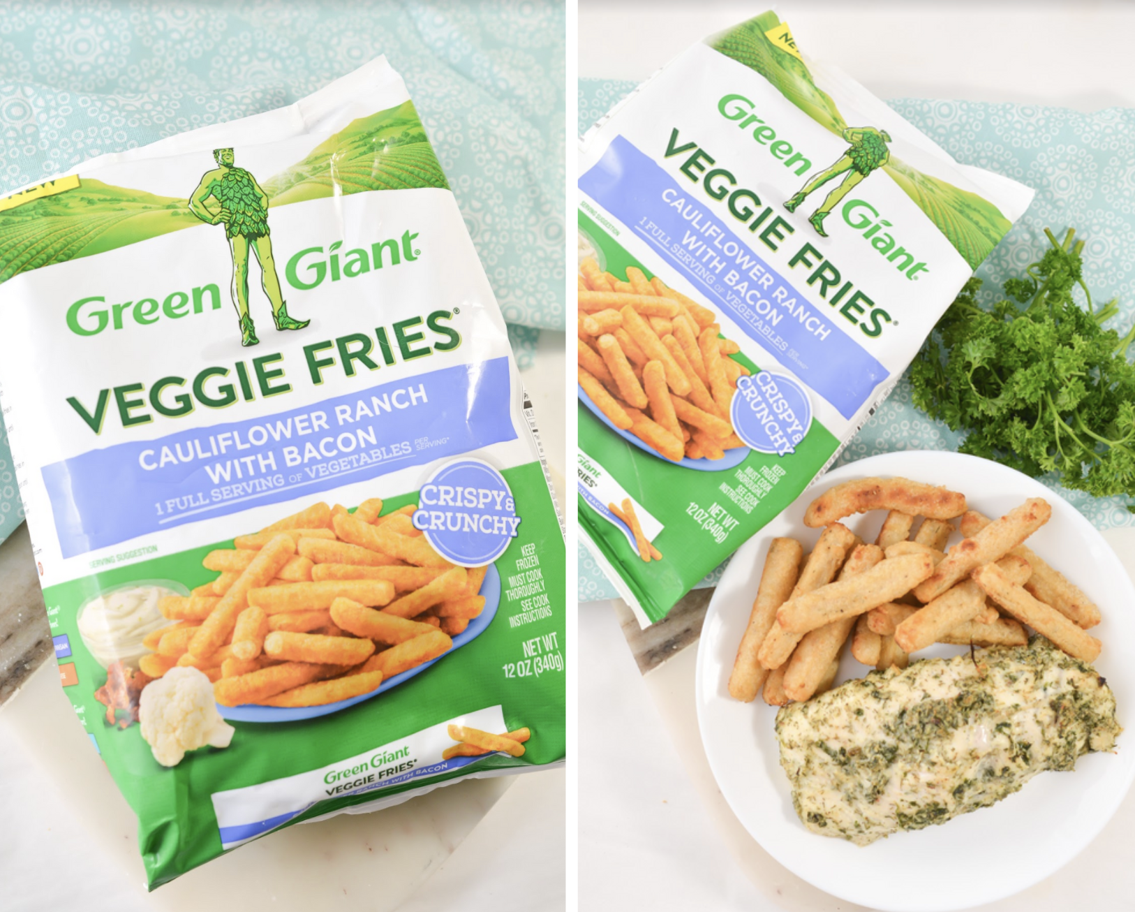 Baked Ranch Chicken Recipe with Green Giant® Veggie Fries®