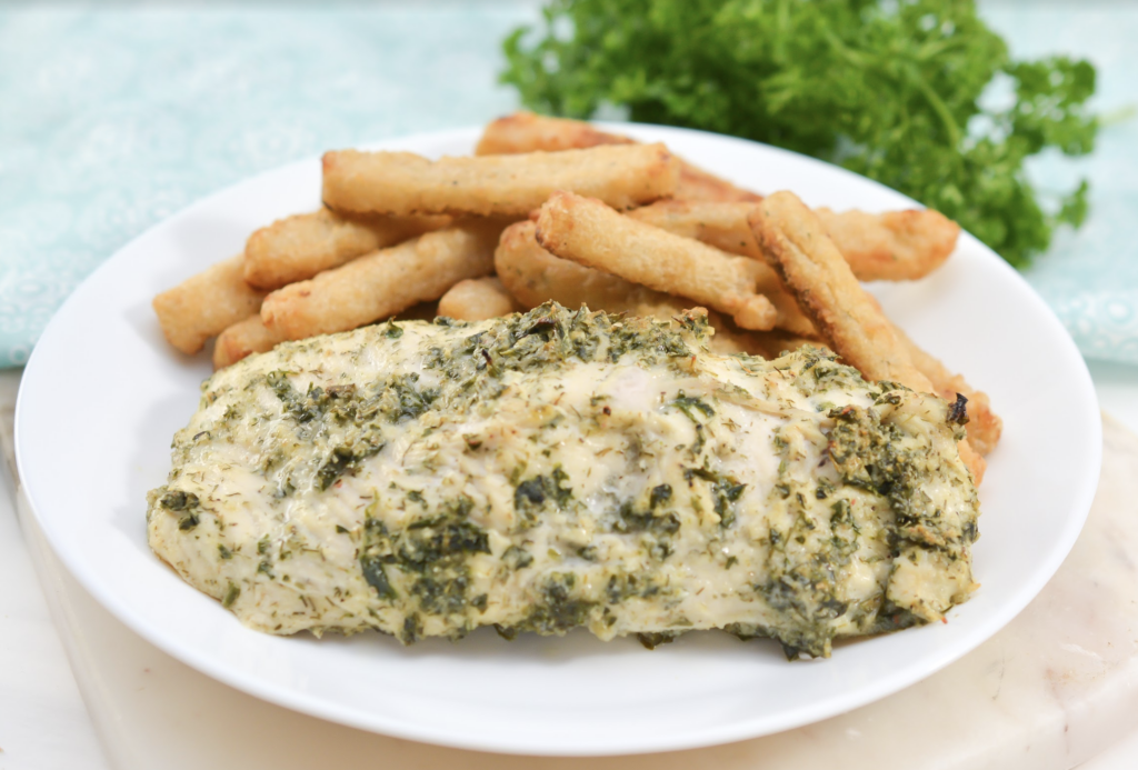 Baked Ranch Chicken Recipe with Green Giant® Veggie Fries®