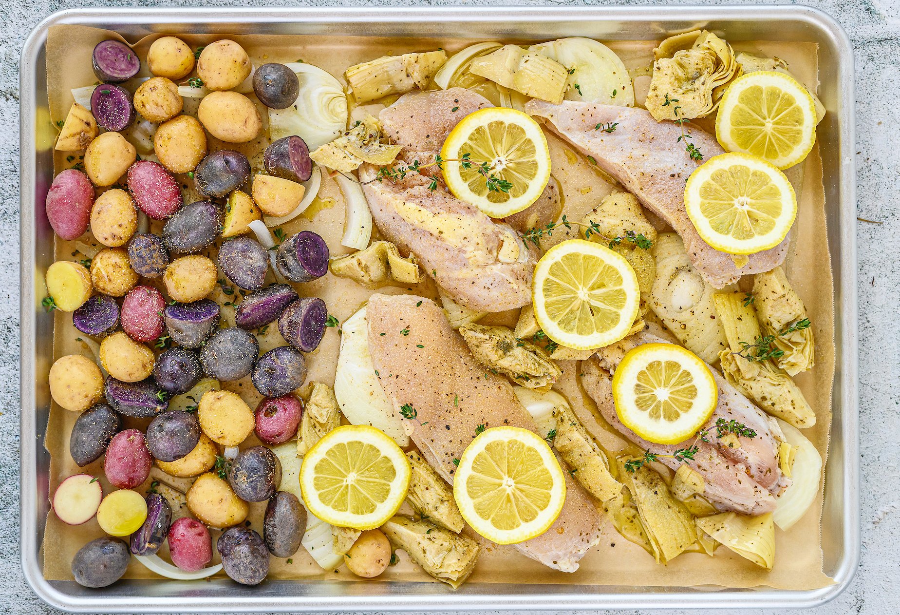 sheet pan dinner recipe